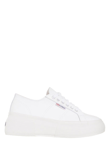 superga leather platform sneakers