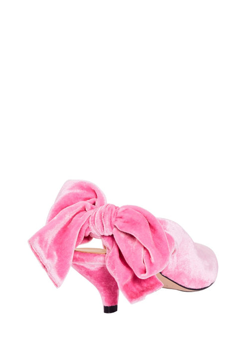 hot pink kitten heel shoes