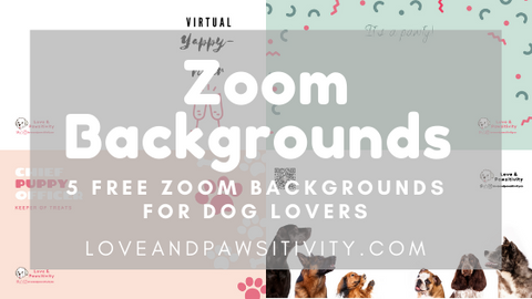 Free Dog Themed Zoom Backgrounds