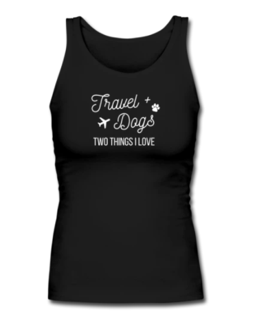 Trave and dogs tank top shirt