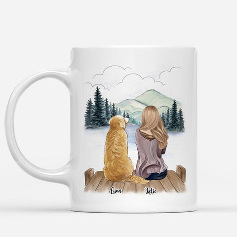 Custom Coffee Dog Mugs For Dog Mom 