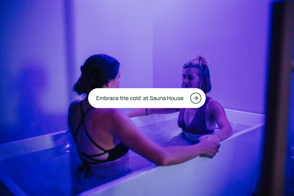 Embrace the cold. Book now at Sauna House
