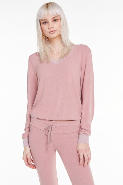 wildfox pink sweatshirt