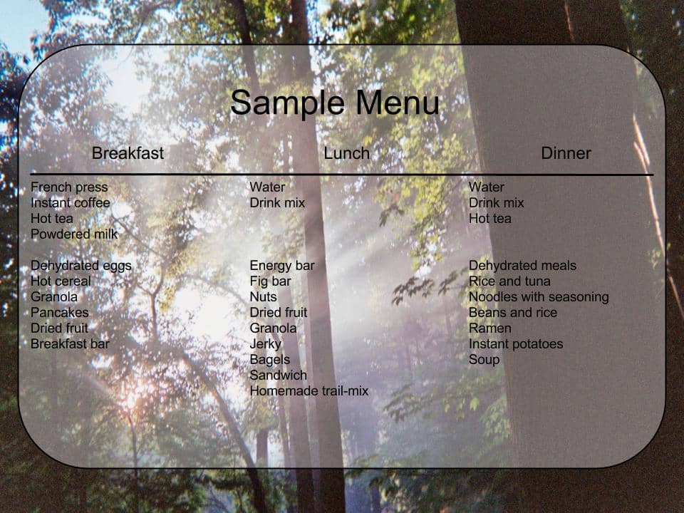 sample-menu