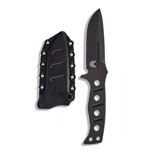Benchmade 185SBK SOCP Blade 7.11 Fixed Serrated Black Blade Tactical Knife