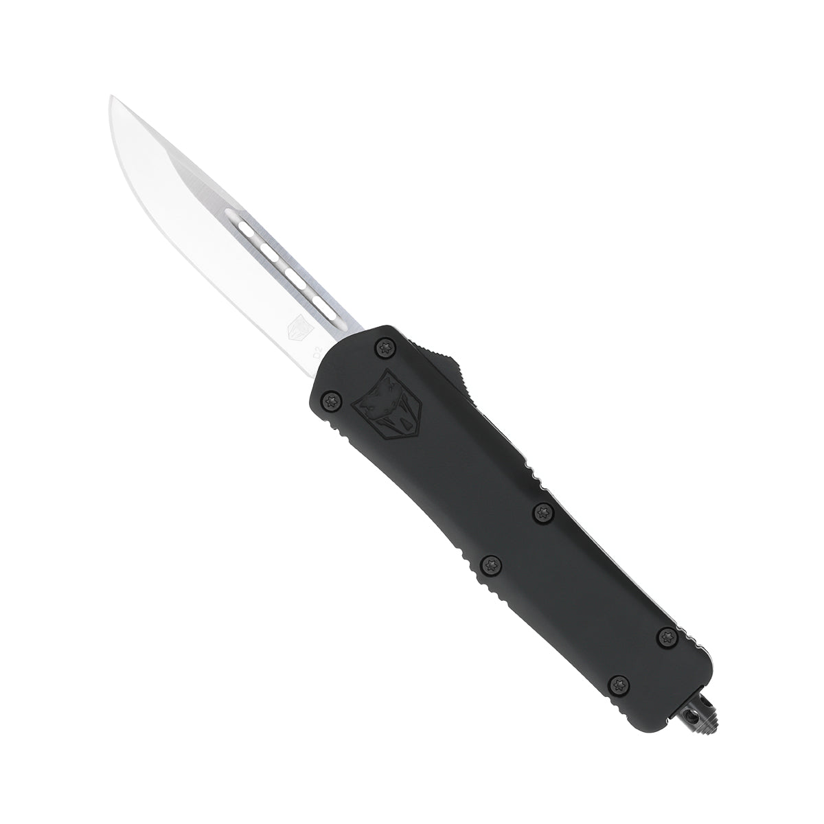 CobraTec Medium FS-3 Black Pocket Knife 3in D2 Steel Blade