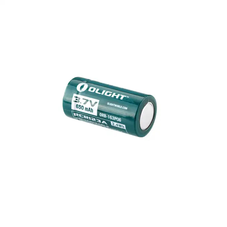 Olight RCR123A Lithium-ion 650mAh 3.7V Battery - Compatible with S10R.