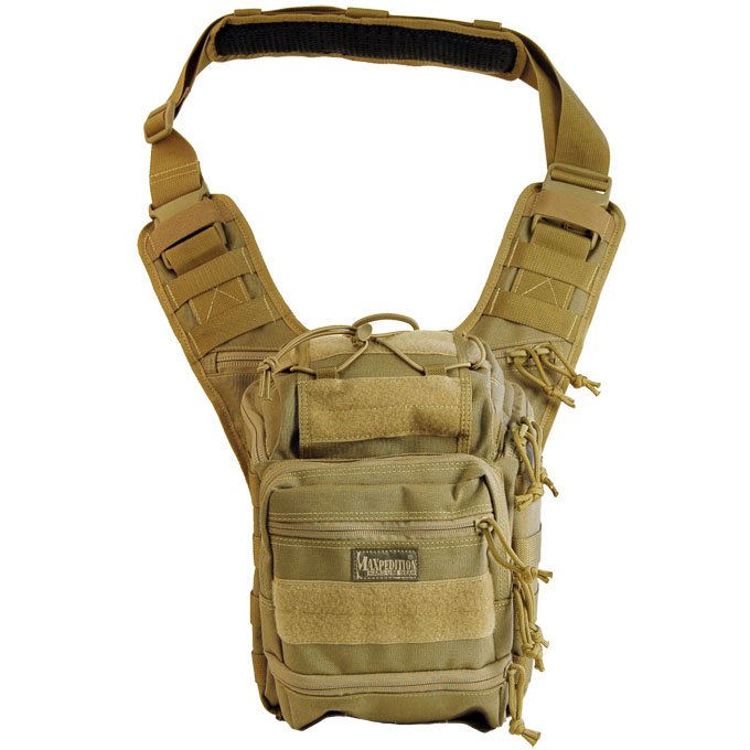 Maxpedition Colossus Versipack Shoulder Bag - Khaki 0424K - Going Gear