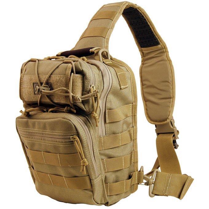 Maxpedition Lunada GearSlinger Shoulder Bag Khaki 0422K - Going Gear