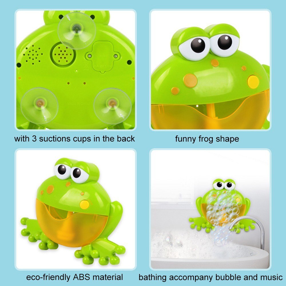 bubble frog bath
