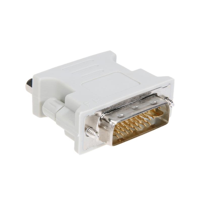 DVI to VGA Adapter Converter DVI 24+5 Pin Male to VGA Female 1080P Video Converter for HDTV Monitor Computer PC Laptop Projector