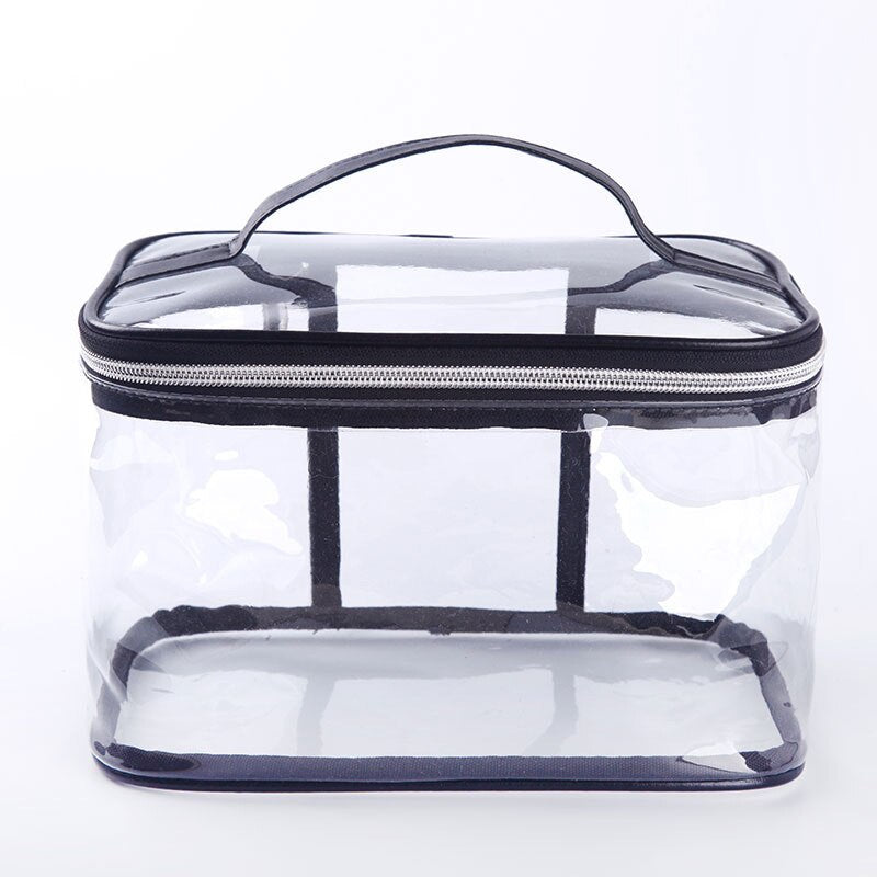 transparent cosmetic bag