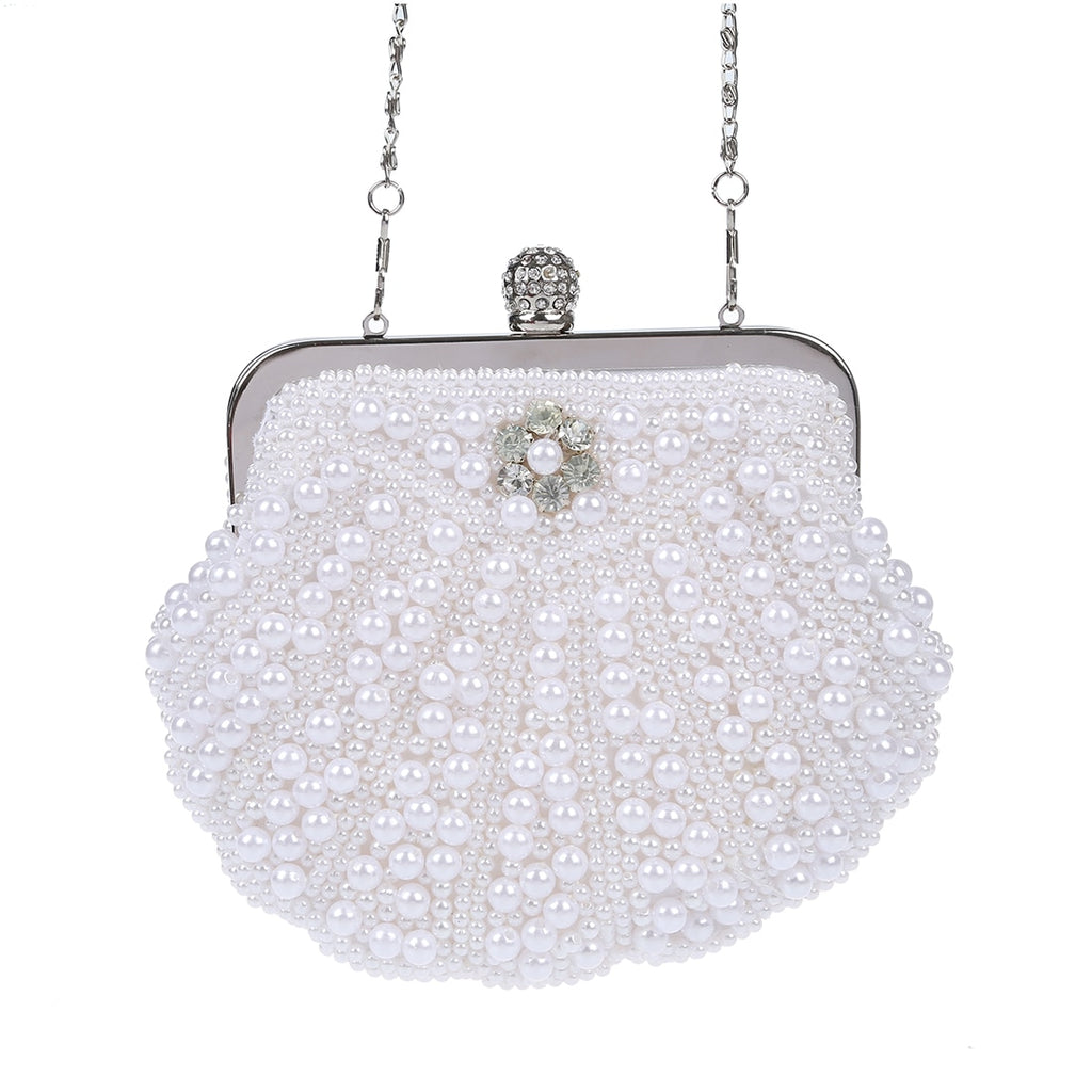 pearl bridal bag