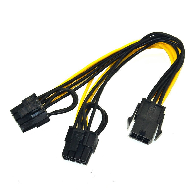 6-Pin PCI-E female. 6+2-Pin PCI-E. Разъемов 6+2-Pin PCI-E. GPU VGA PCIE 8 Pin адаптер.