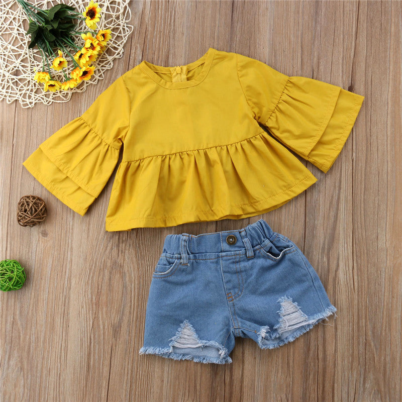 yellow clothes for baby girl