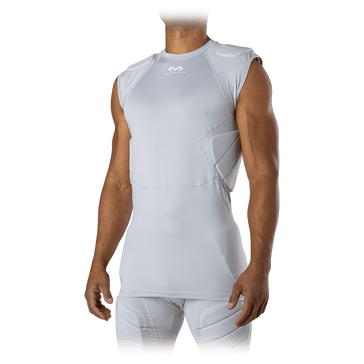 McDavid HexPad V-Neck Sleeveless Dunk Shirt - White – SwiSh basketball