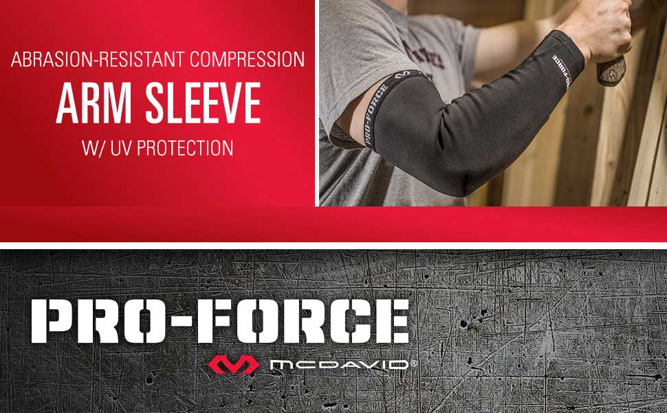 Pro-Force Compression Arm Sleeve with Abrasion Fabric