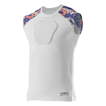 New McDavid Longsleeve Compression Shirt, Model 794, Adult, White