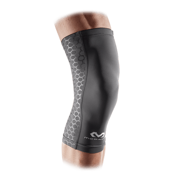 McDavid Sport Knee Compression Knit Sleeve W/ Gel Buttress, Gray