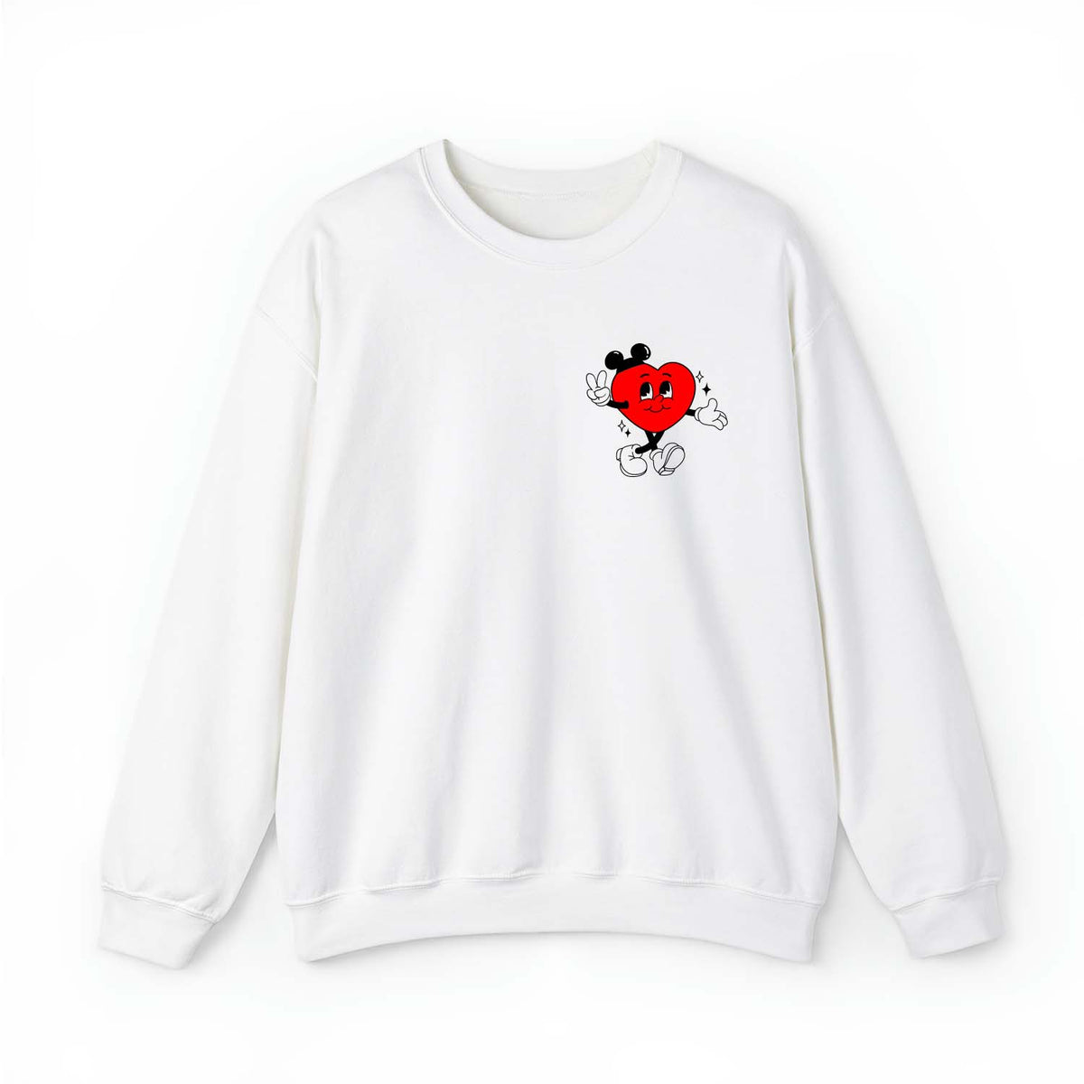 Walt's Wellness Club Heart Mascot Sweatshirt