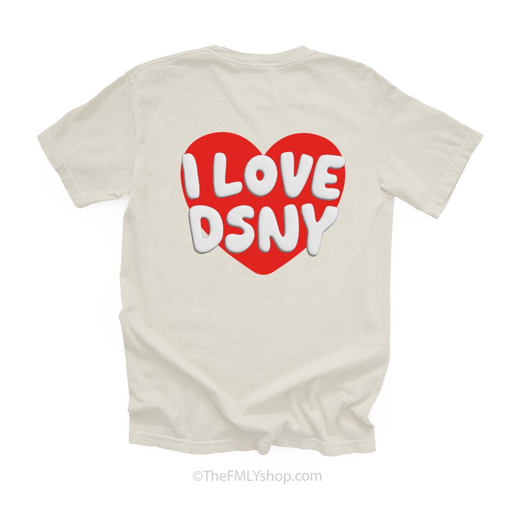 I Love DSNY Puffed Tee