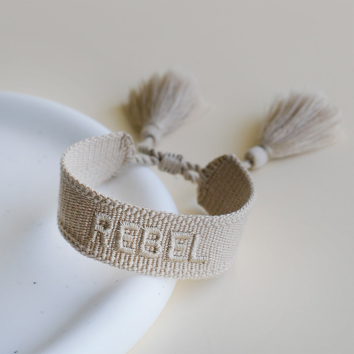 Woven Tassel Bracelet - Rebel