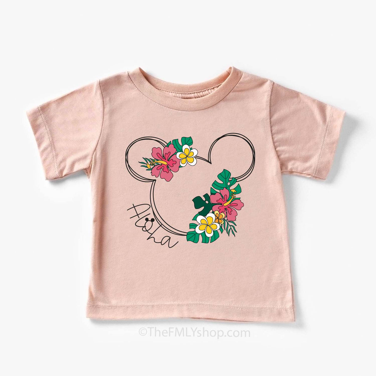 Aloha Minnie Tee, Kids Size