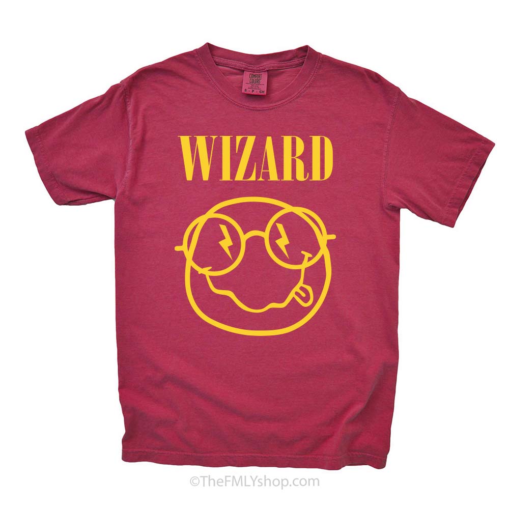 Wizard Smiley Face Tee