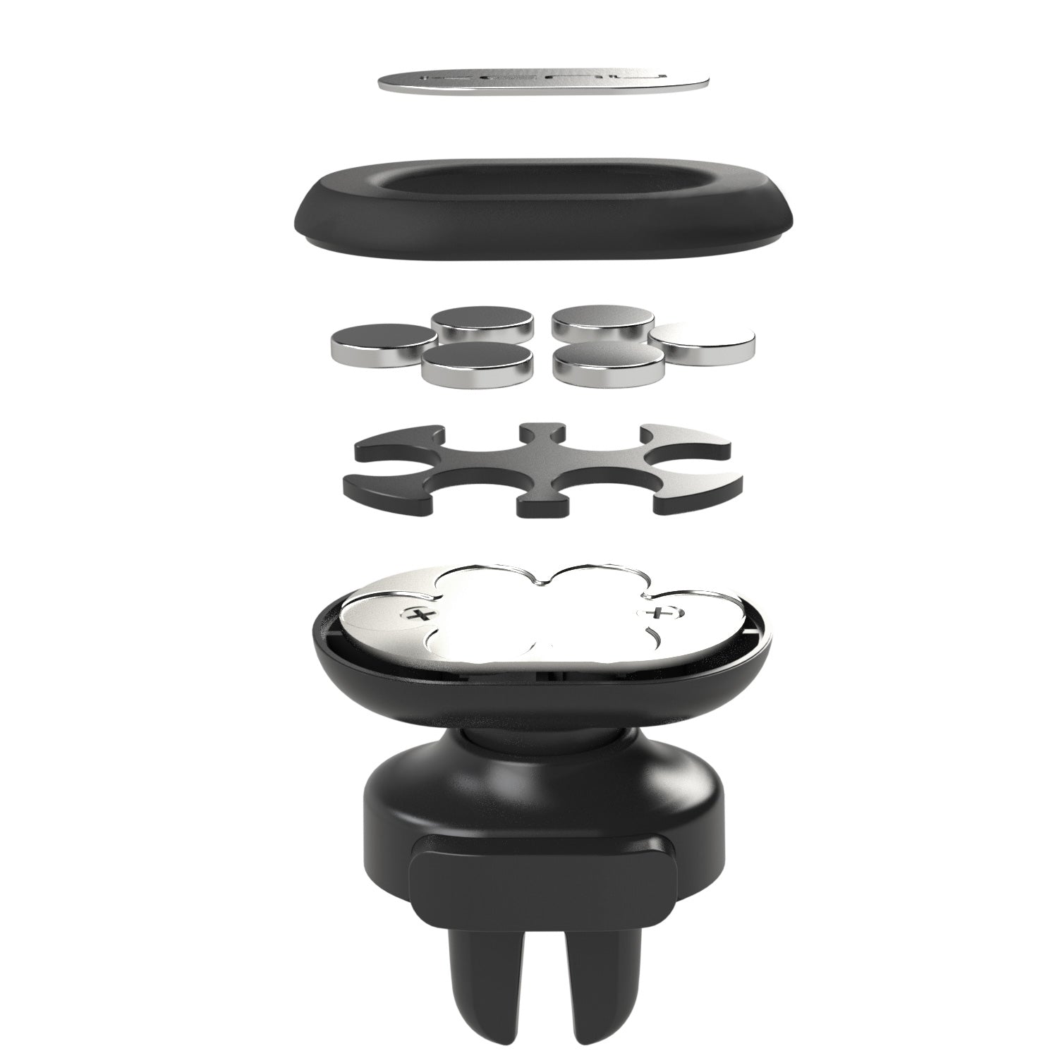 Kenu Airframe Support magnétique pour grille d'aération de voiture iPhone Samsung Support de téléphone portable de voiture