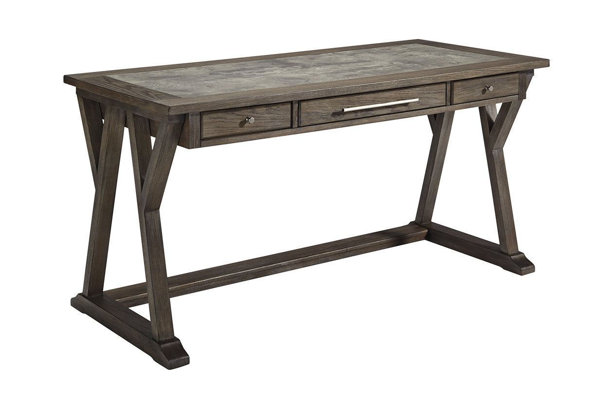 Faux Marble Gray Writing Desk Desks Galore