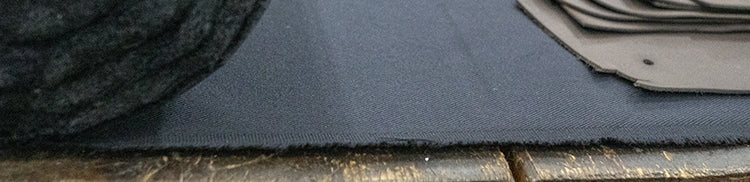 photo of black fabric.