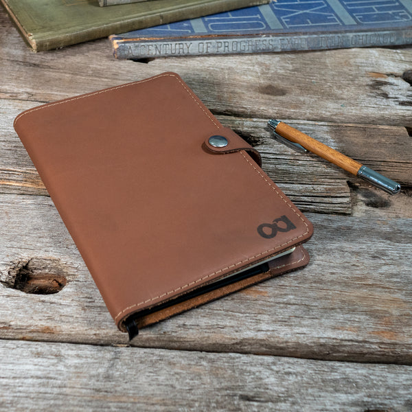 Alice Transparant winkelwagen Dickinson A5 Journal | Refillable Leather Cover for A5 Notebooks
