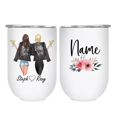 Apparently We Are Trouble When We Are Together – Engraved Tumbler For Her,  Funny Best Friend Travel Mug, Funny Gift Mug For Friend – 3C Etching LTD