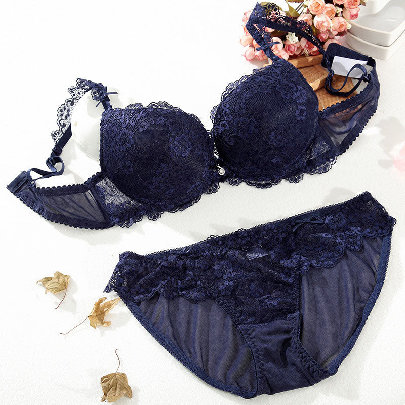 The Amanda :: French Lace Bra & Panties Set – Available in 5 Colors :: Boudoir Collection