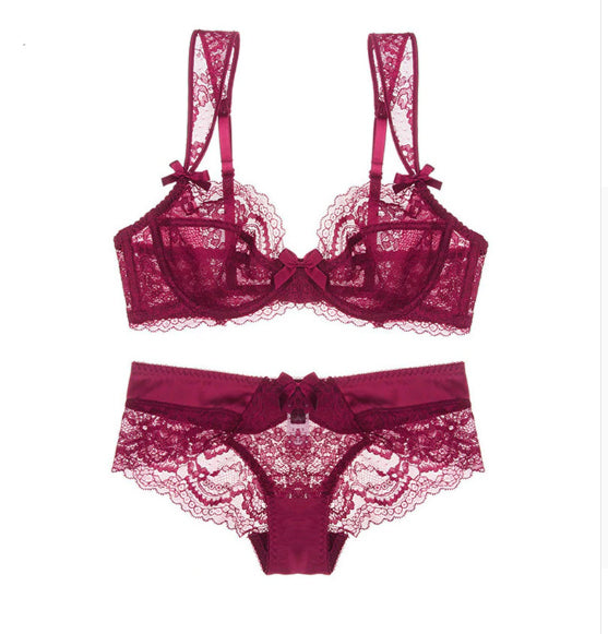 lace bra and pants set