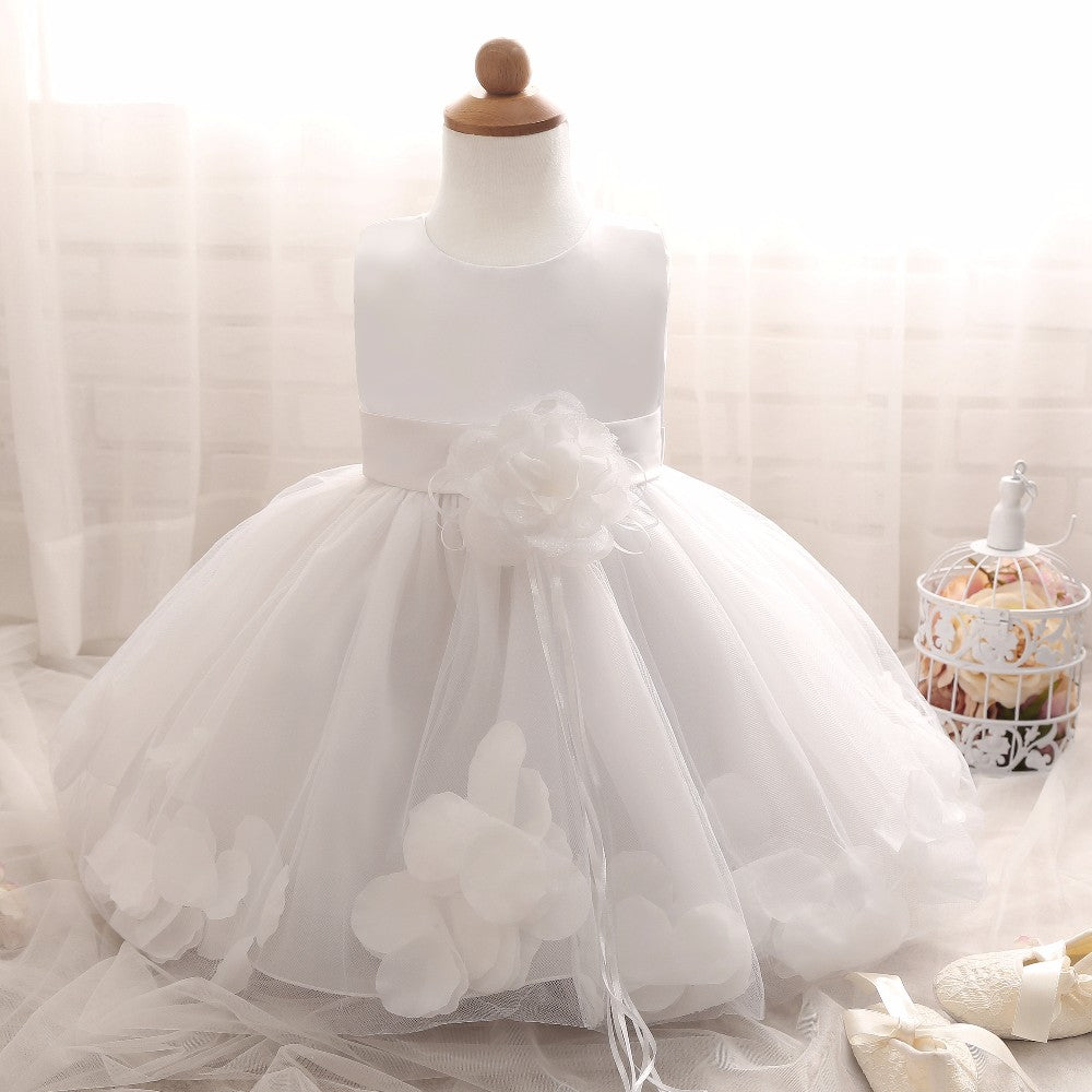 Lace Trimmed Flower Girl Pant Suit - 12M - 5T – Broke Bride Dresses