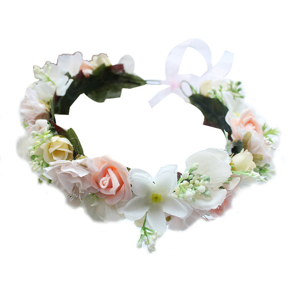 floral wreath crown