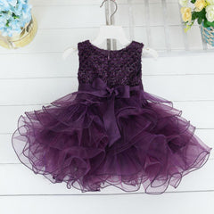 Precious Layered Tutu Flower Girl Dress - Available in 4 Colors