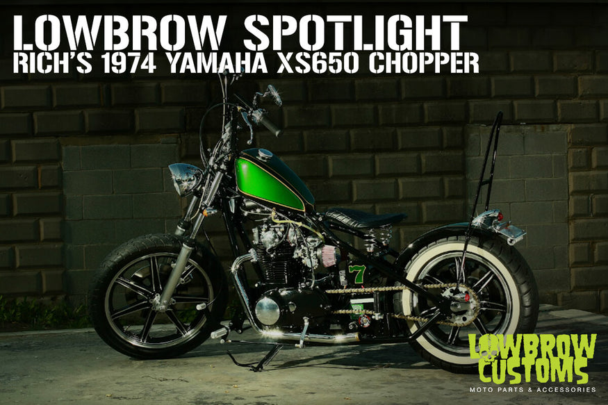 Rich’s 1974 Yamaha XS650 Chopper.