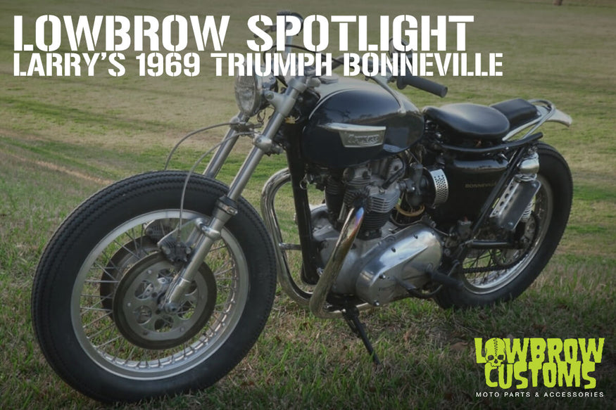 Larry’s 1969 Triumph Bonneville.