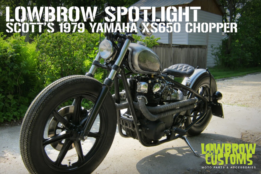 Scott’s 1979 Yamaha XS650 Chopper.