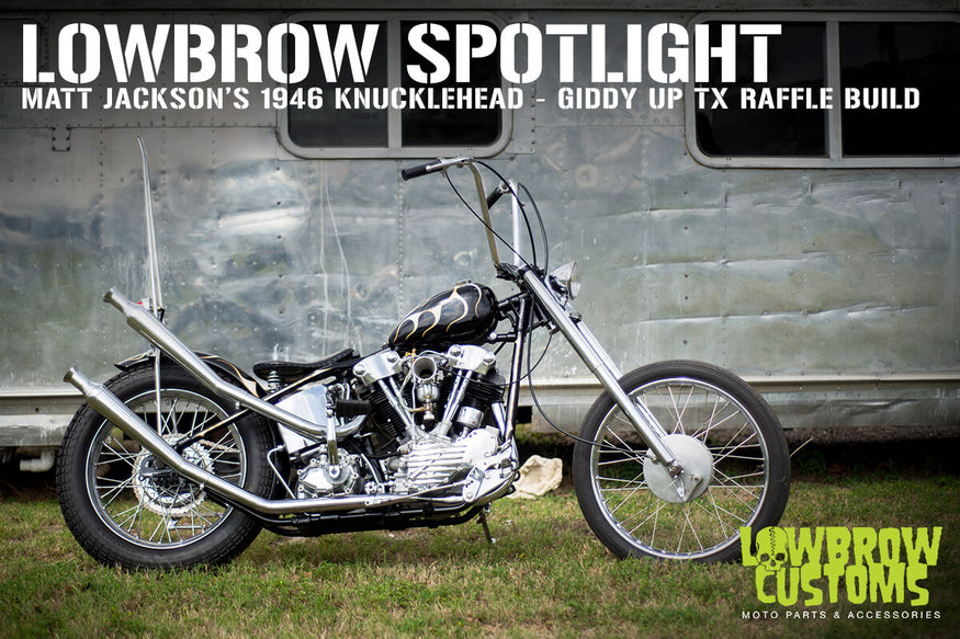 Matt Jackson's 1946 Harley-Davidson Knucklehead.