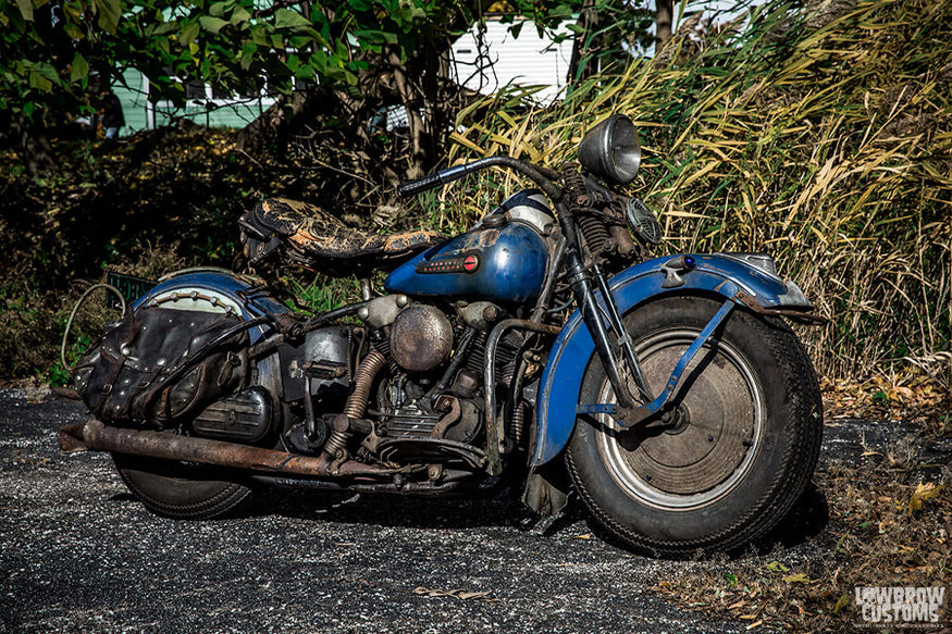 Billy Balcer's 1947 Original Harley-Davidson KnuckleHead.