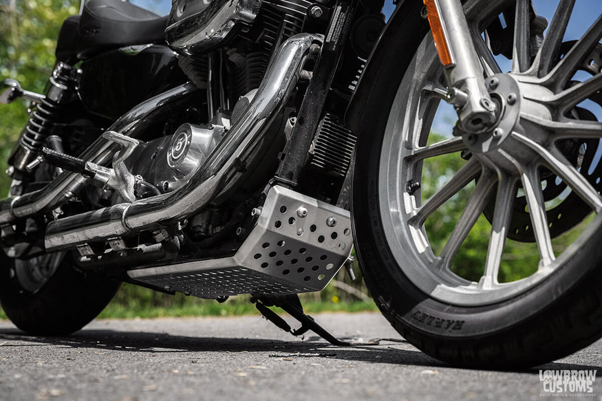 How To Install a Lowbrow Customs Skid Plate for 1991-2003 Harley