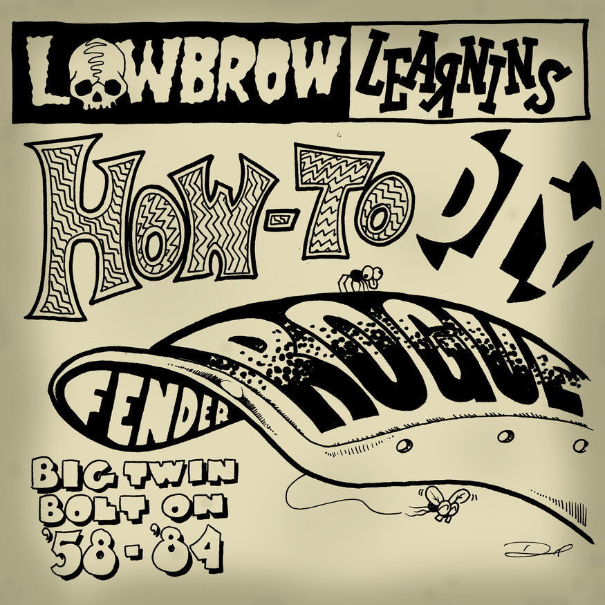 Lowbrow Learnins: How-To DIY Rogue Fender Harley Big Twin Bolt-On '58-'84-2