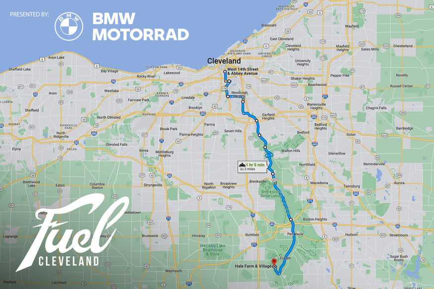 Ride to Fuel Cleveland Run Map
