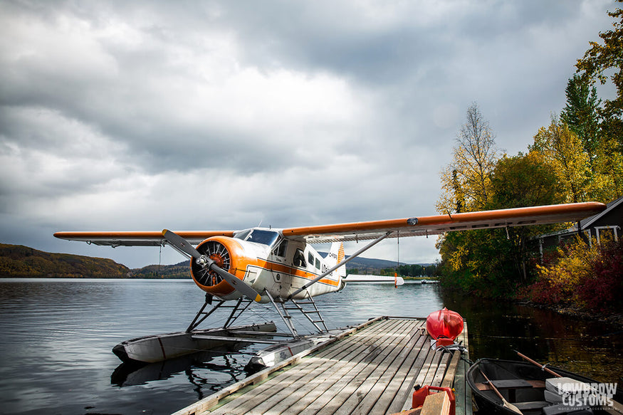 1960's Beaver Float Plane. They maintenance these motors ever winter.