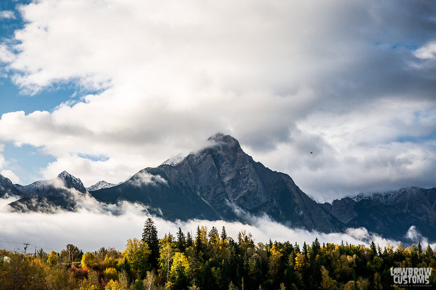 Views for days with those snow capped mountains.