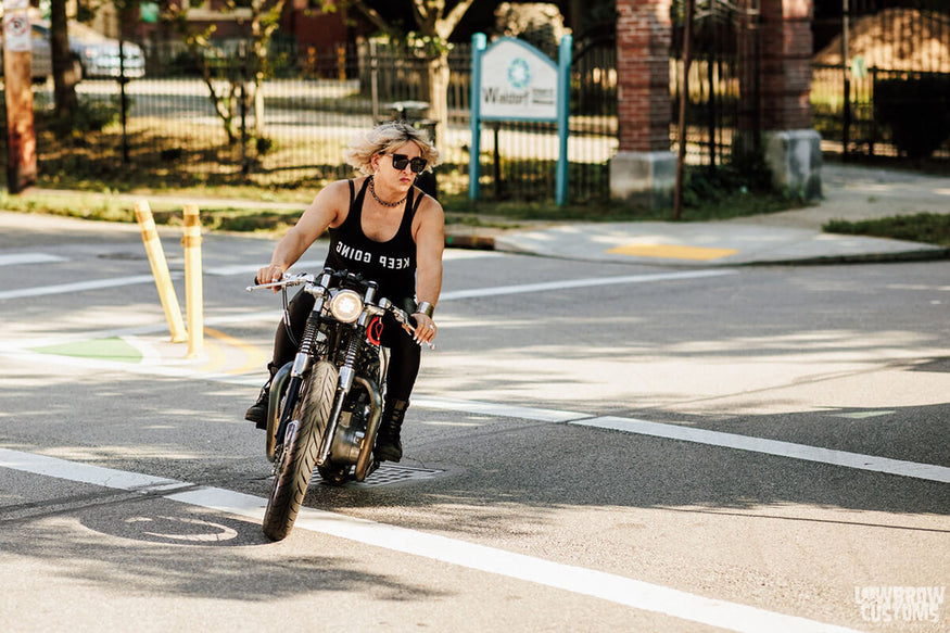 From The Pittsburgh Moto Archives: Meet Jessika Janene and her 1968 Triumph Bonneville Chopper-15