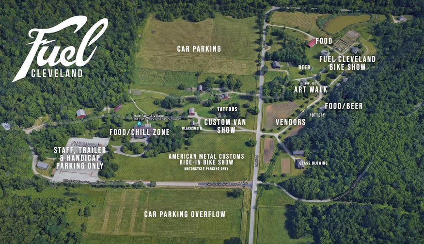 Hale Farm Fuel Cleveland Venue Map